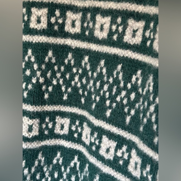 Vintage GAP CLOTHING CO. Old 80's 90's Sweater Knit Nordic Pattern All Over Wool - Picture 3 of 7